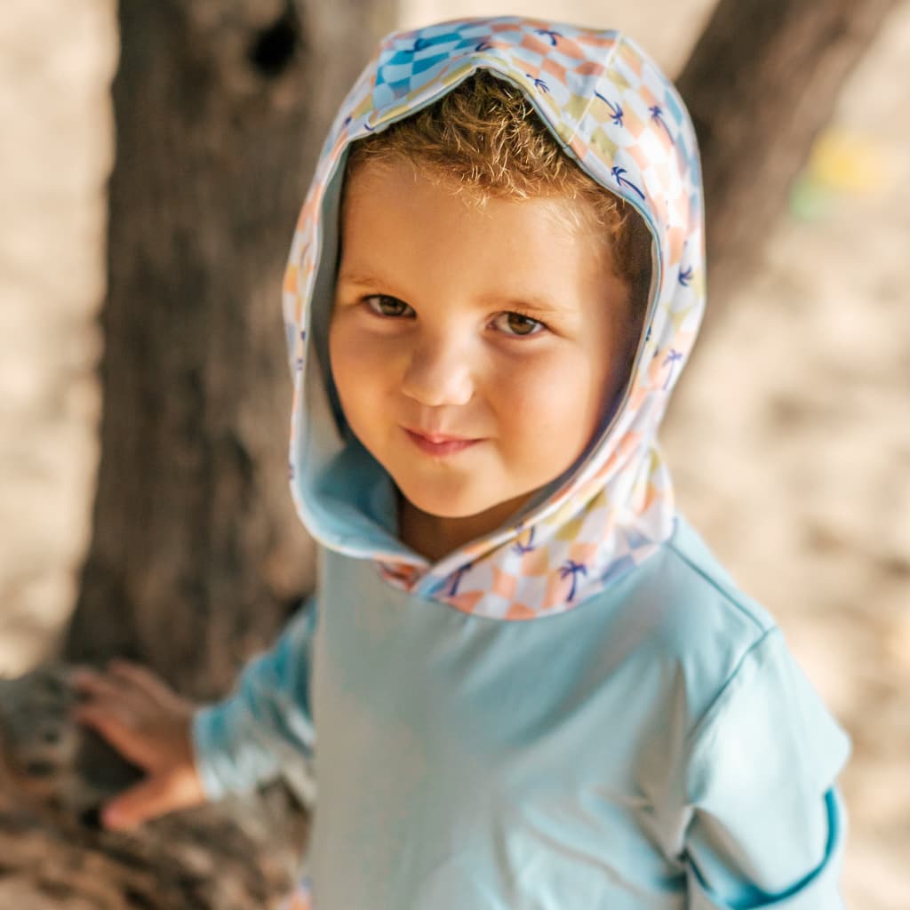 Sunset Checker Hoodie