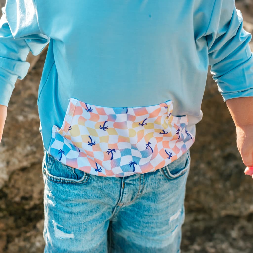 Sunset Checker Hoodie