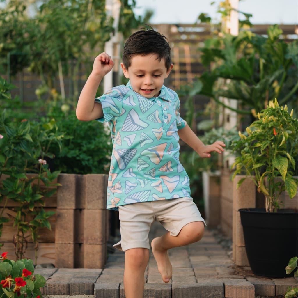 Shark Tooth Bamboo Polo