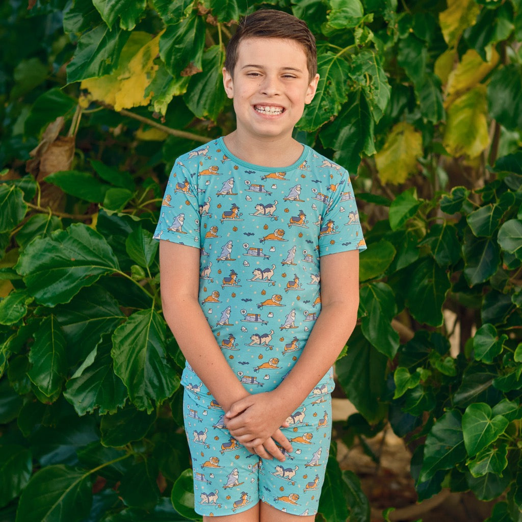 HOWL-oween Short Bamboo Pajamas