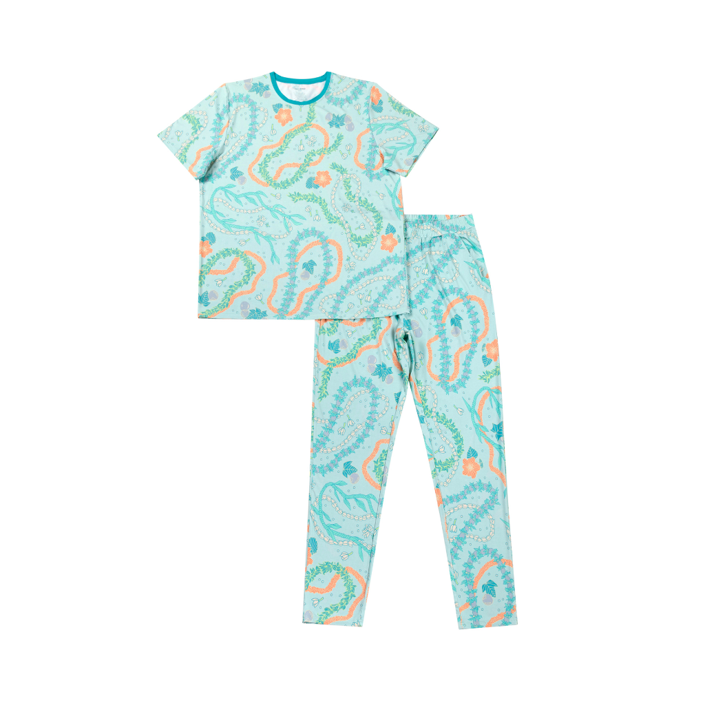 Lei Stand Men's Bamboo Pajamas