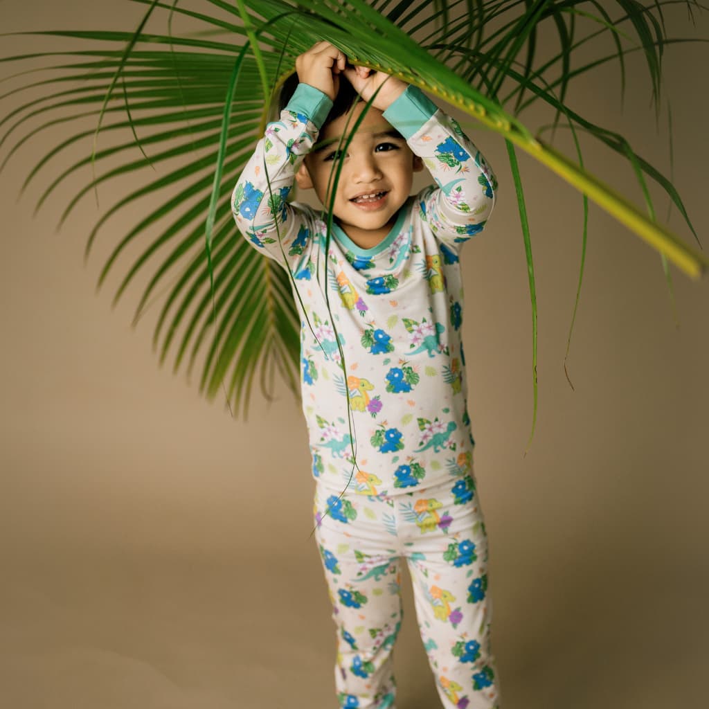 Aloha Before Time Long Bamboo Pajamas