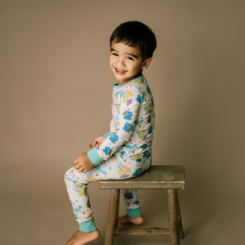 Aloha Before Time Long Bamboo Pajamas