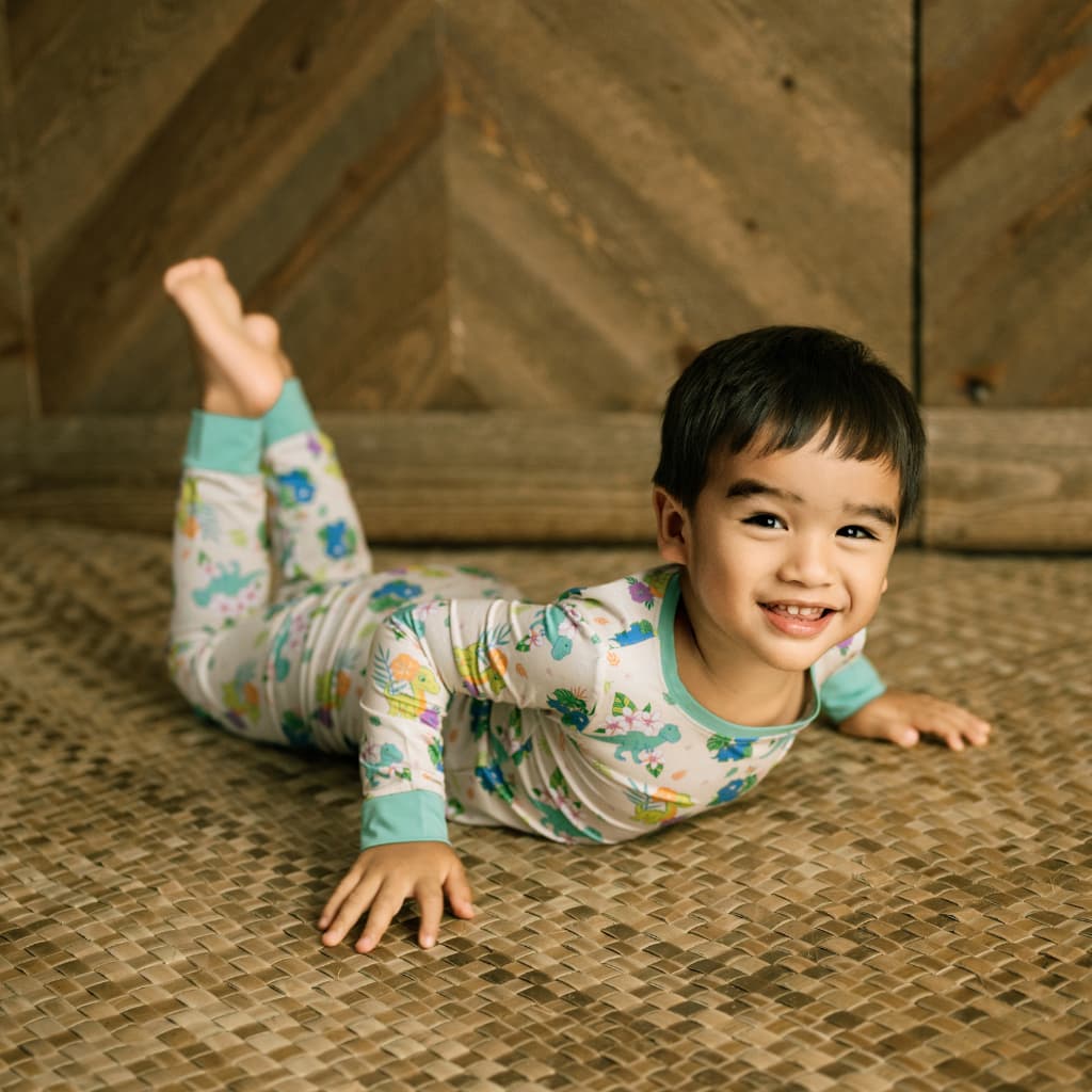 Aloha Before Time Long Bamboo Pajamas