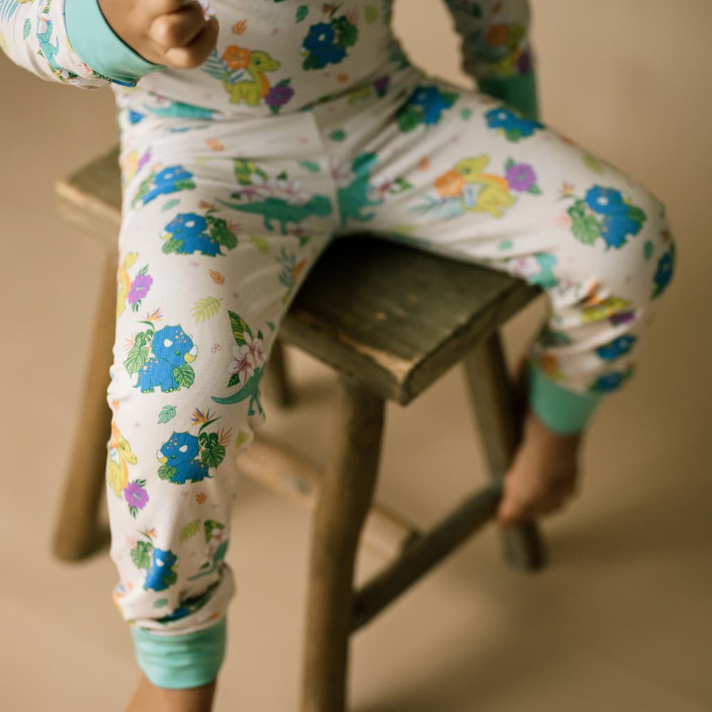 Aloha Before Time Long Bamboo Pajamas