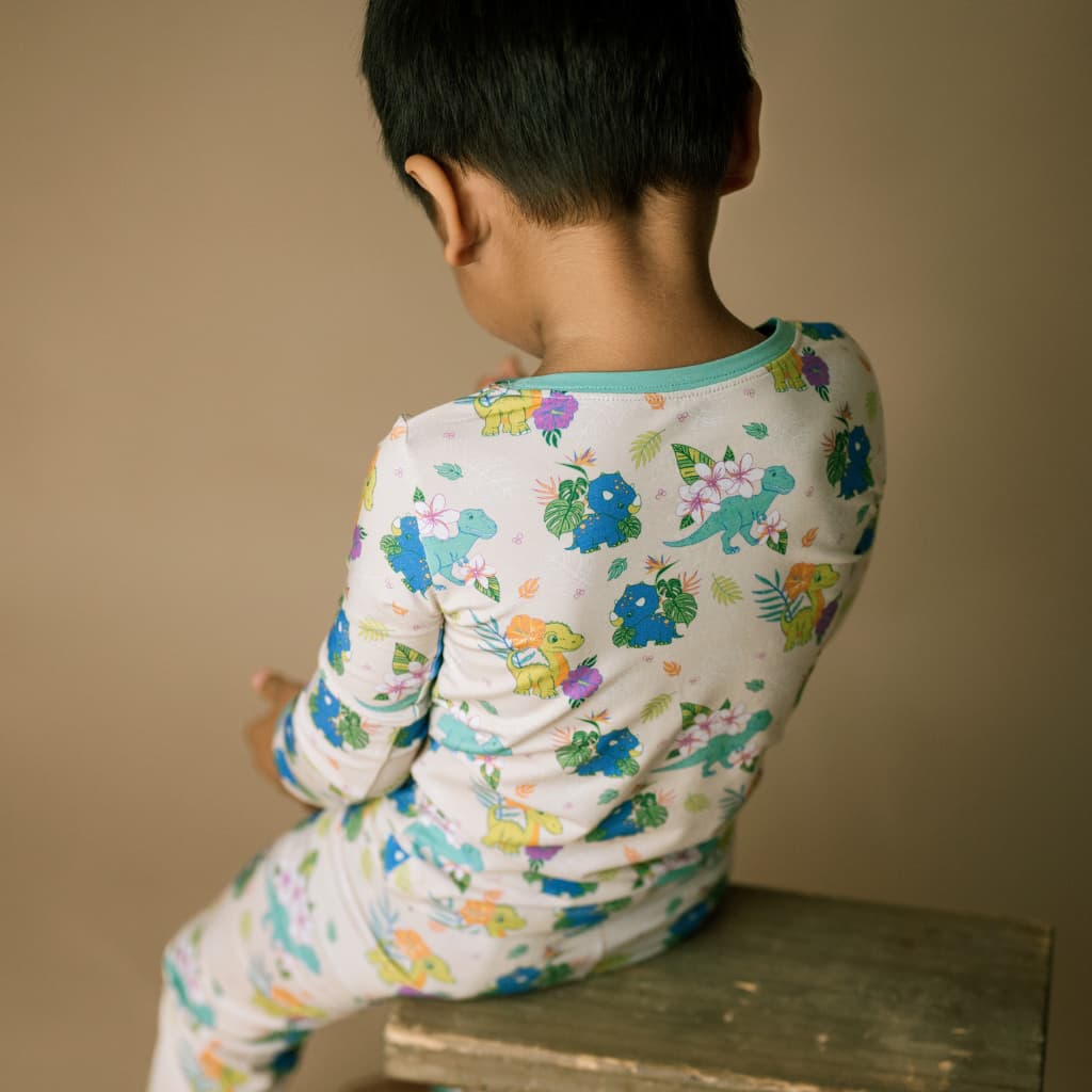 Aloha Before Time Long Bamboo Pajamas