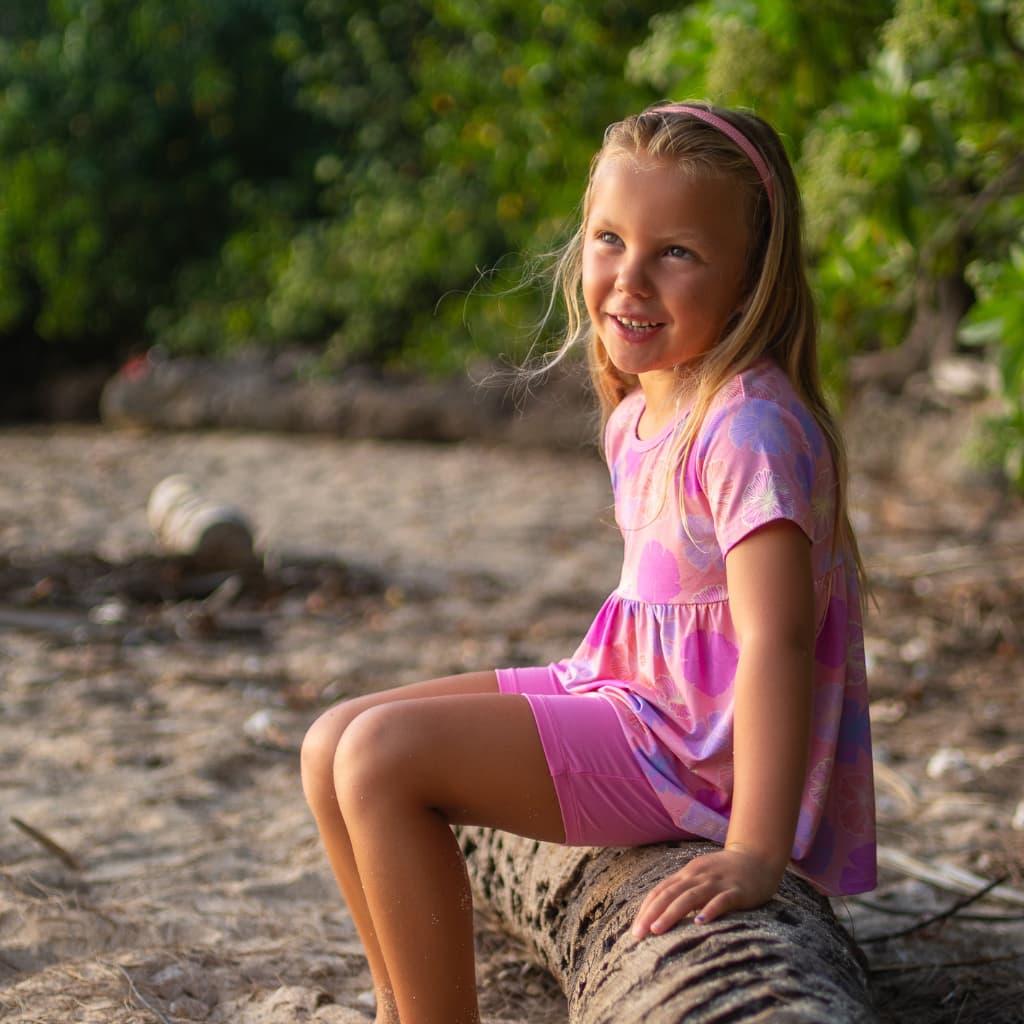Seaflower Short Sleeve Top and Short Set