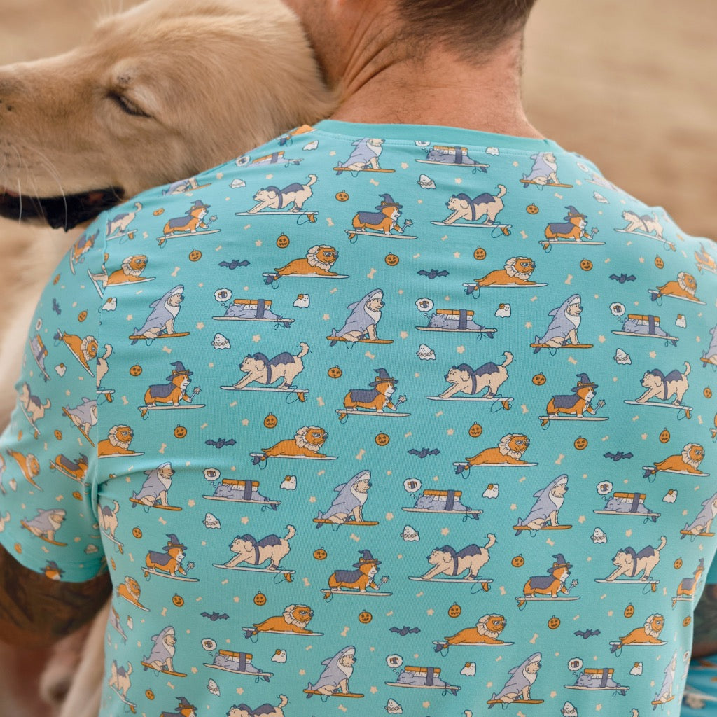 HOWL-oween Men's Bamboo Pajamas