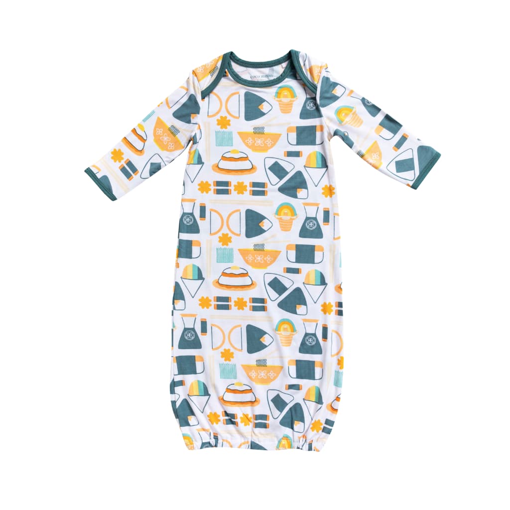 808 Grindz Bamboo Layette Gown