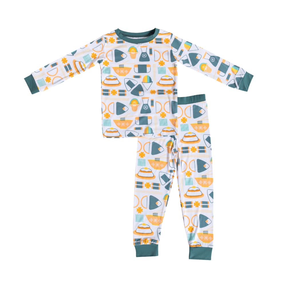 808 Grindz Long Bamboo Pajamas