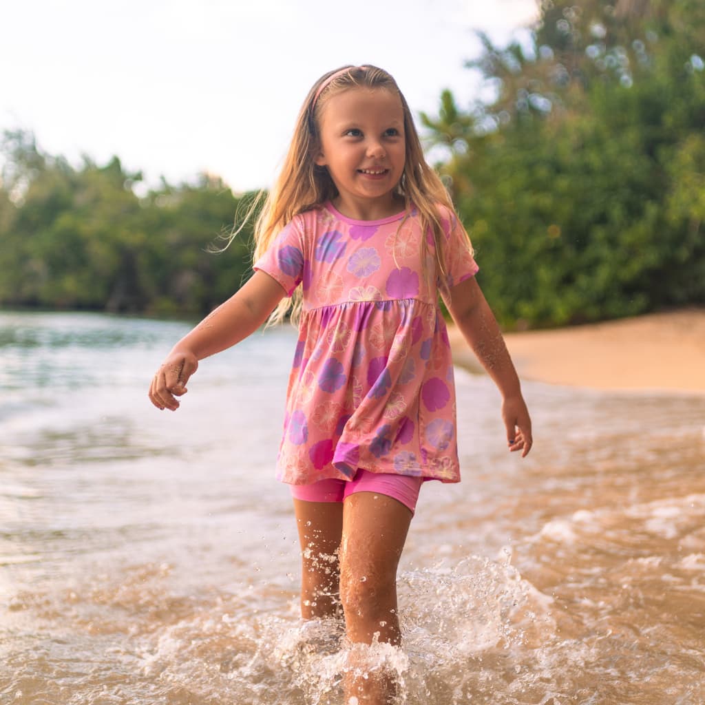 Seaflower Short Sleeve Top and Short Set