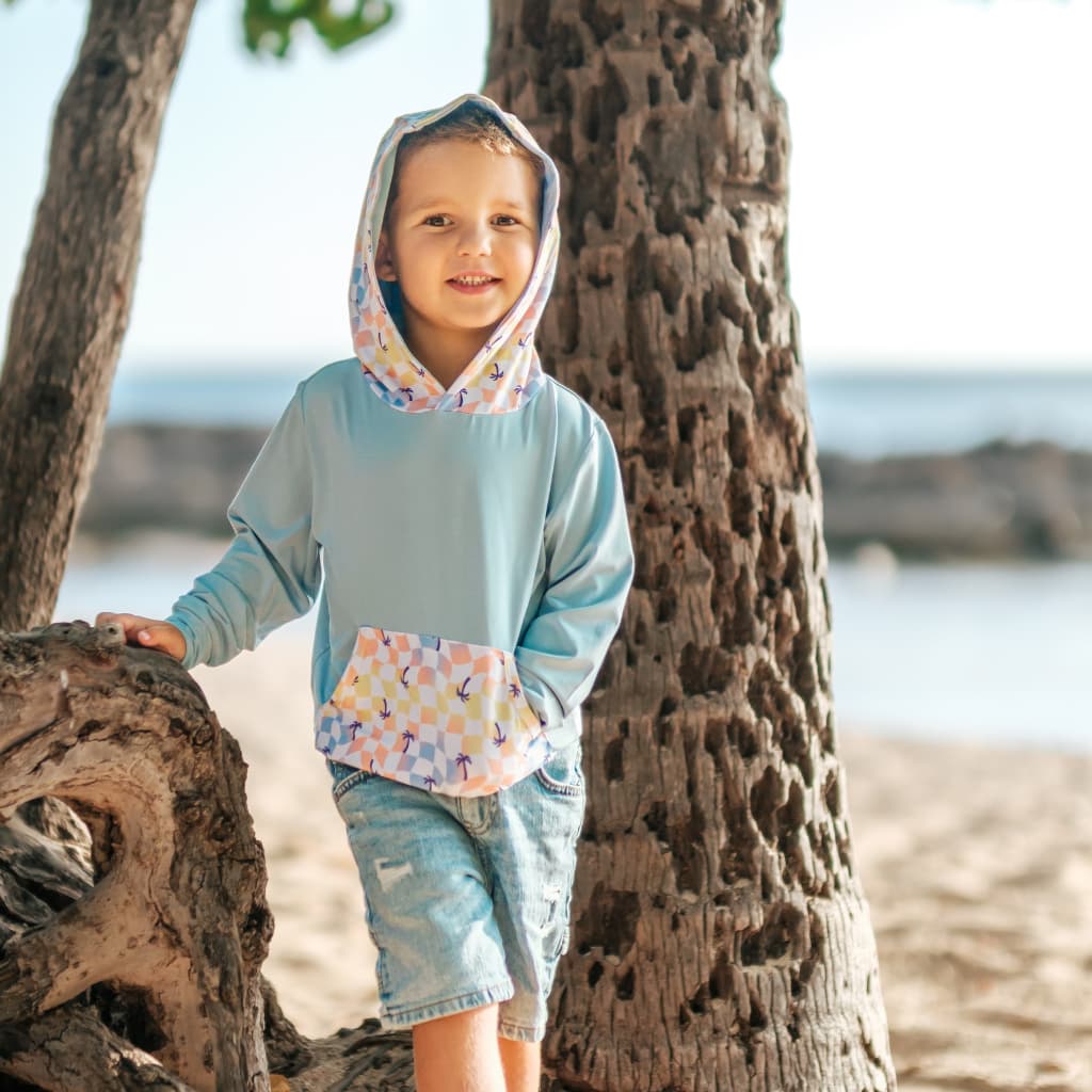 Sunset Checker Hoodie