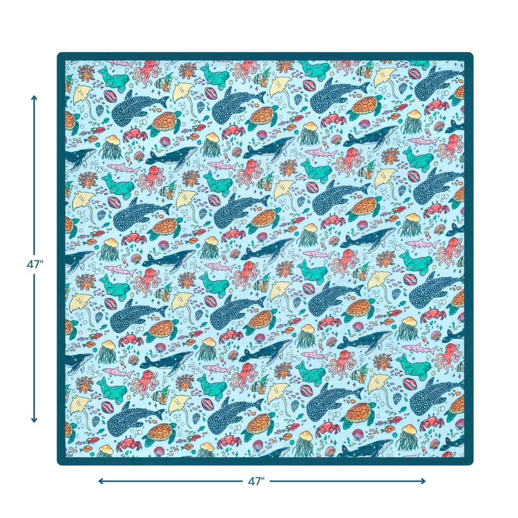 Big Blue World Baby Quilt