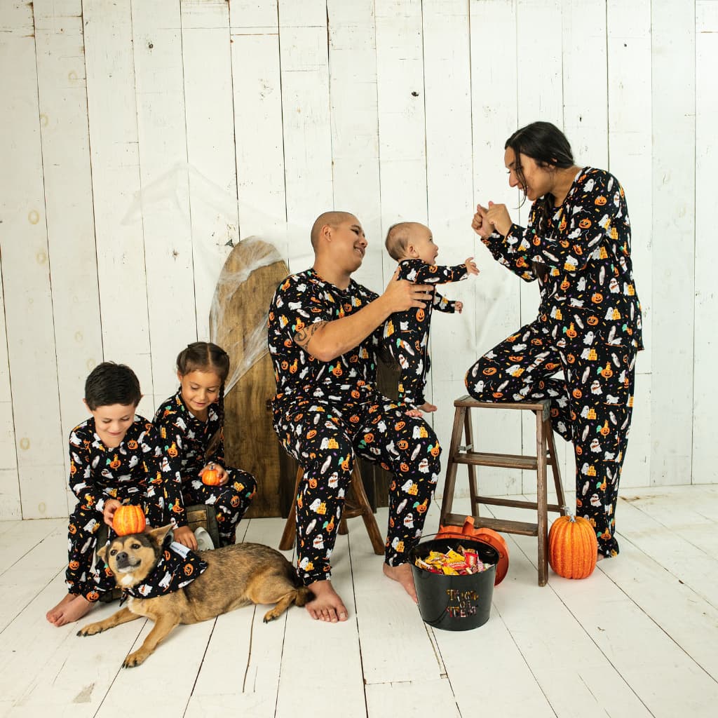 Beachside Boo Bash Women's Long Bamboo Pajamas