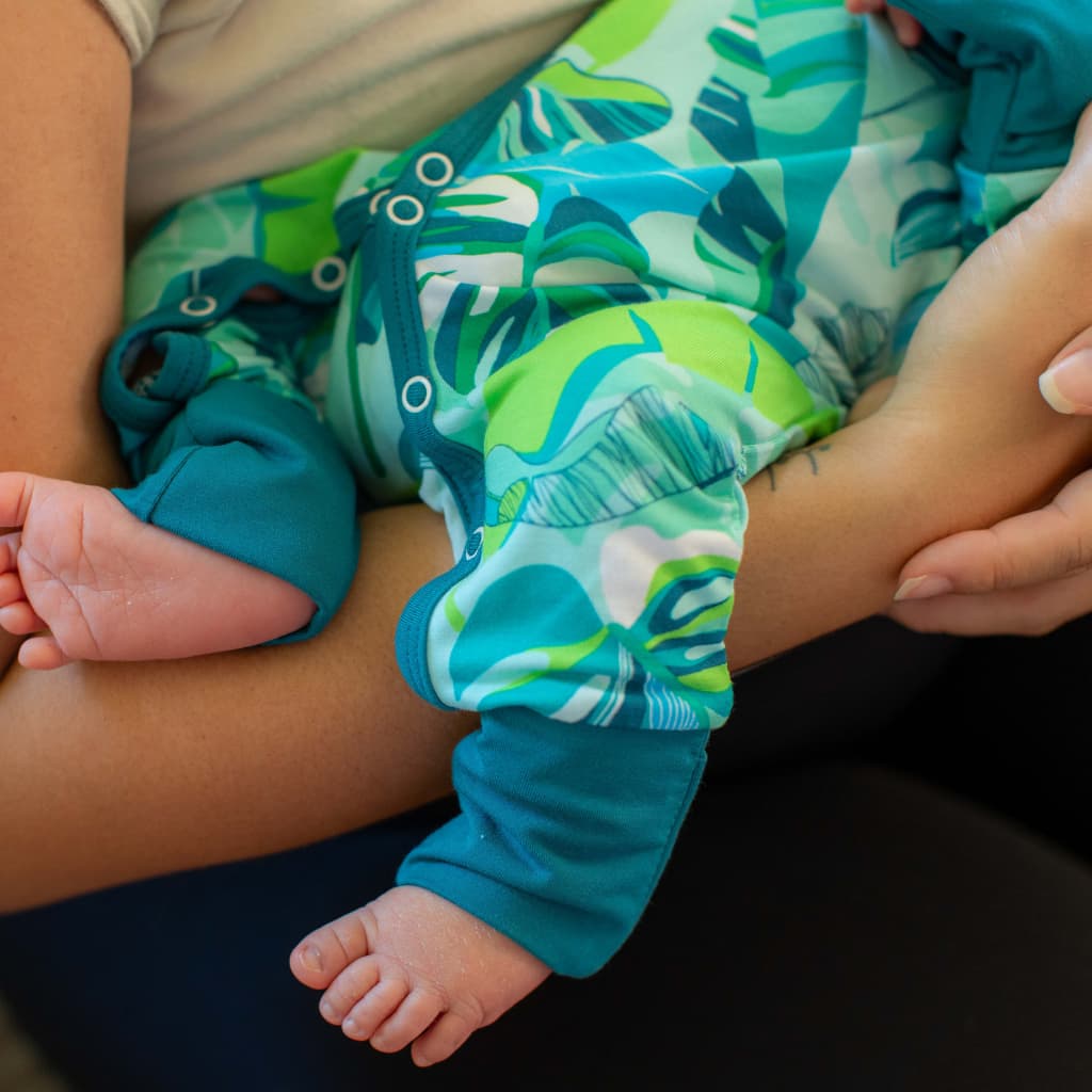 Backyard Oasis Bamboo Newborn Coverall