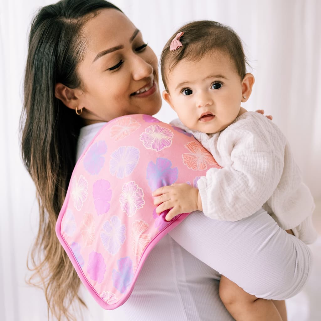 Seaflower Burp Cloth