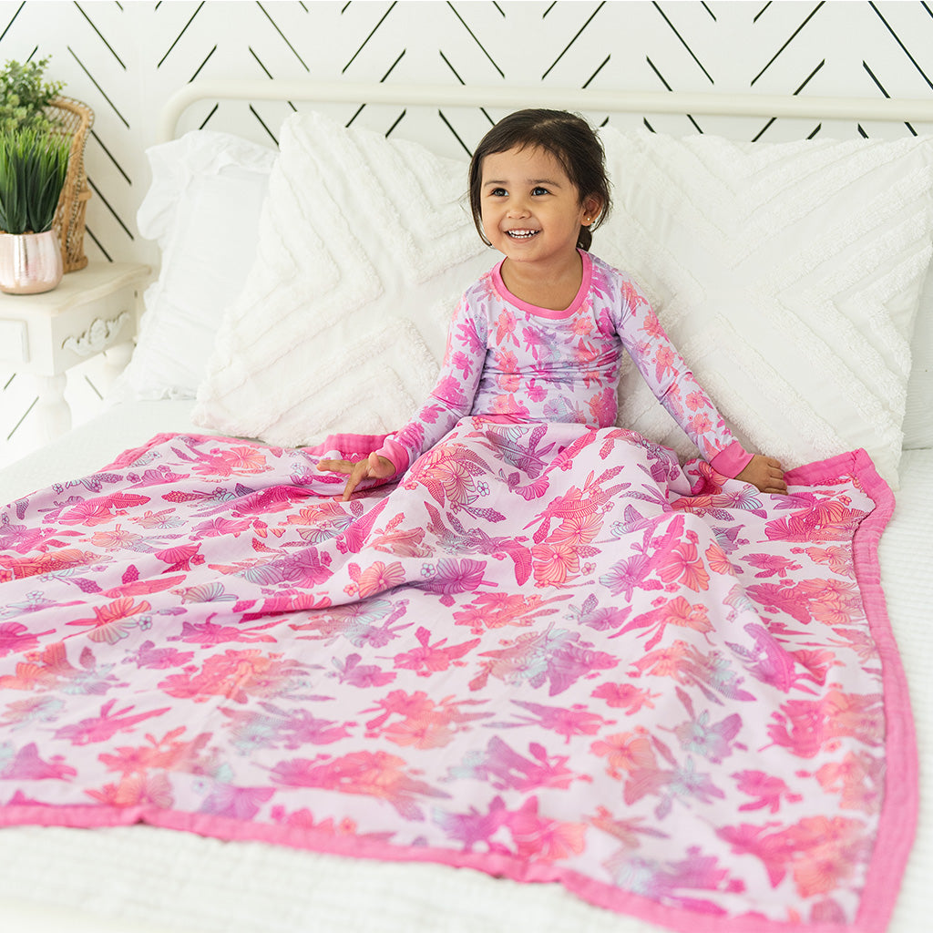 Cotton Candy Garden Baby Quilt