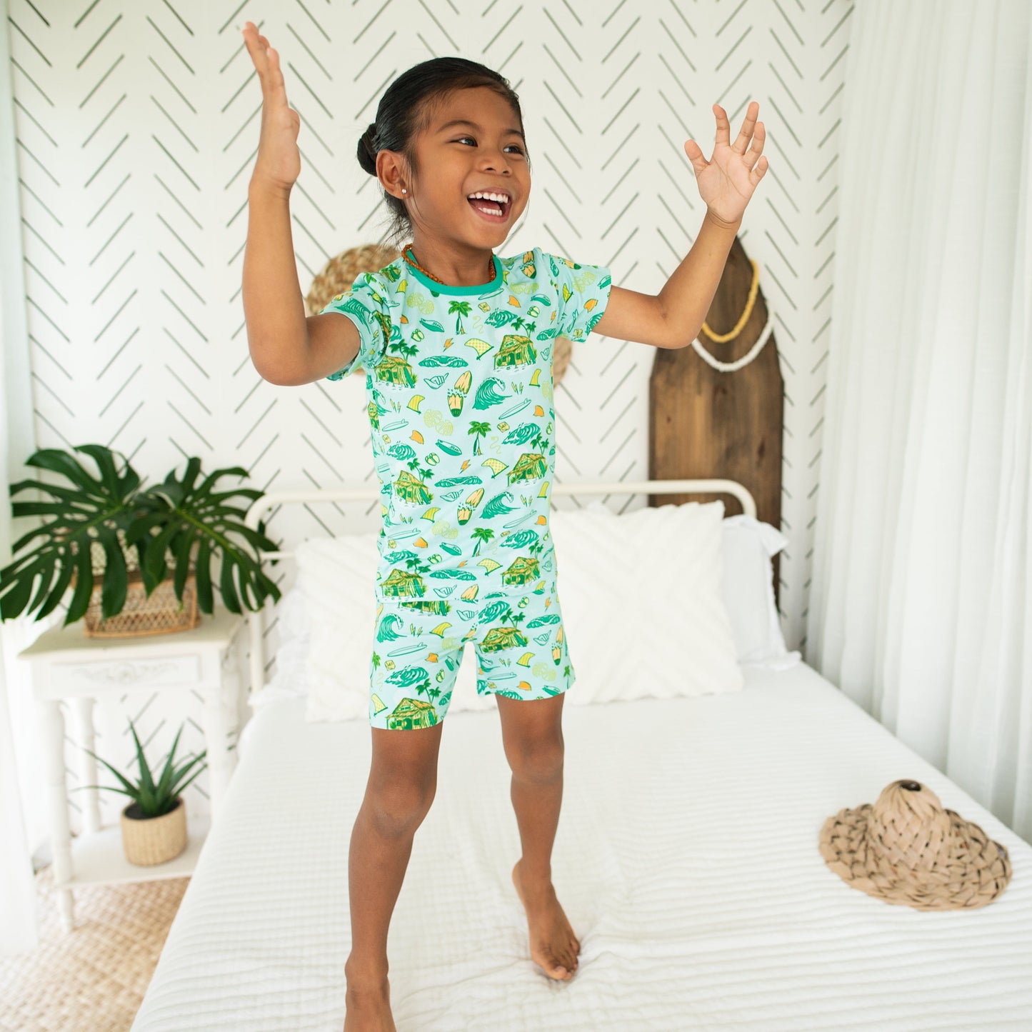 Golden Swell Short Bamboo Pajamas