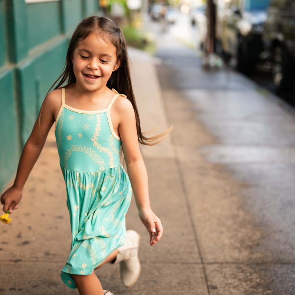 Golden Lei Bamboo Dress