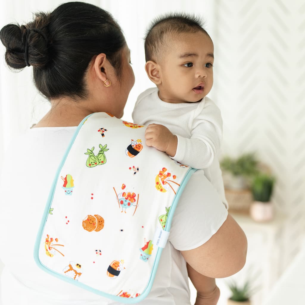 Island Mixed Plate Burp Cloth