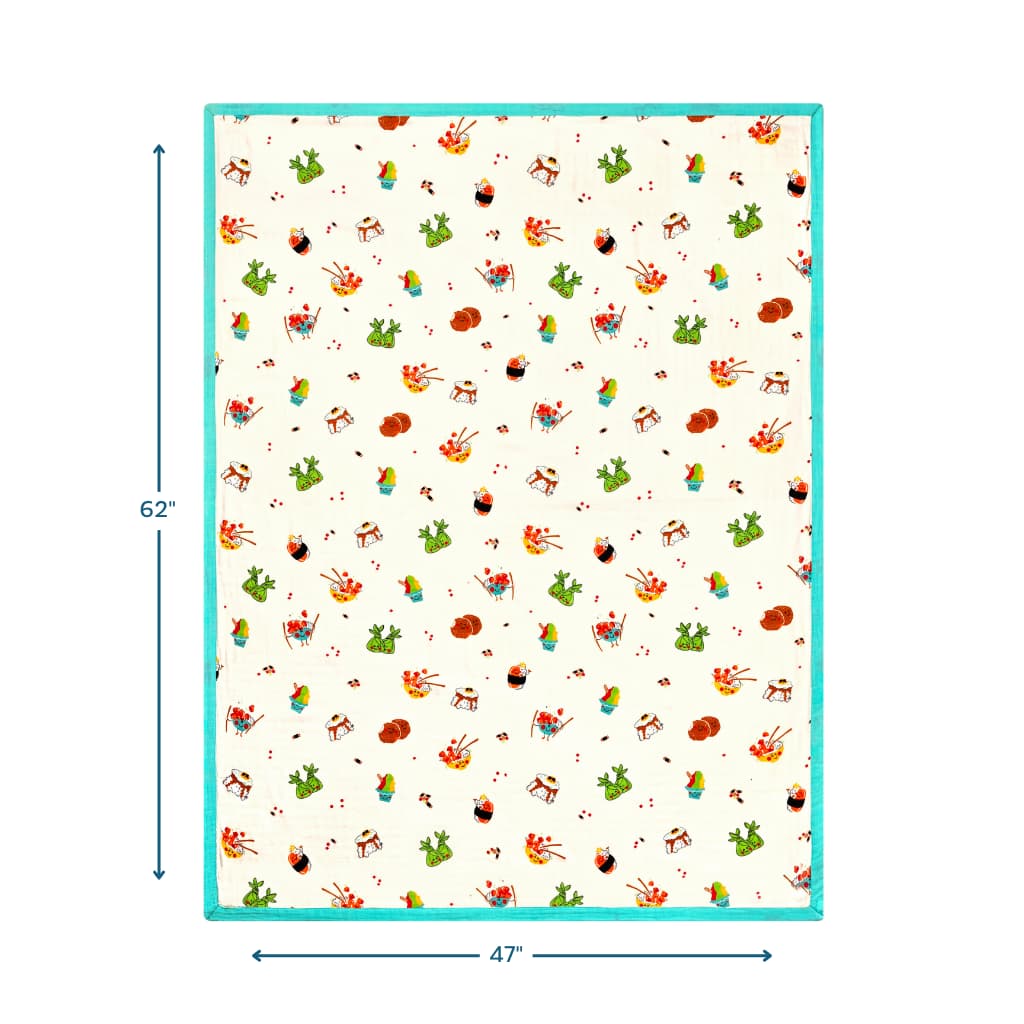 Island Mixed Plate Throw Blanket