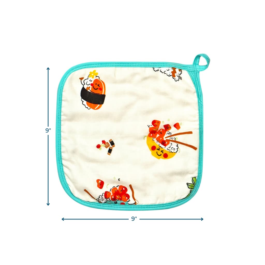 Island Mixed Plate Hooded Towel Set