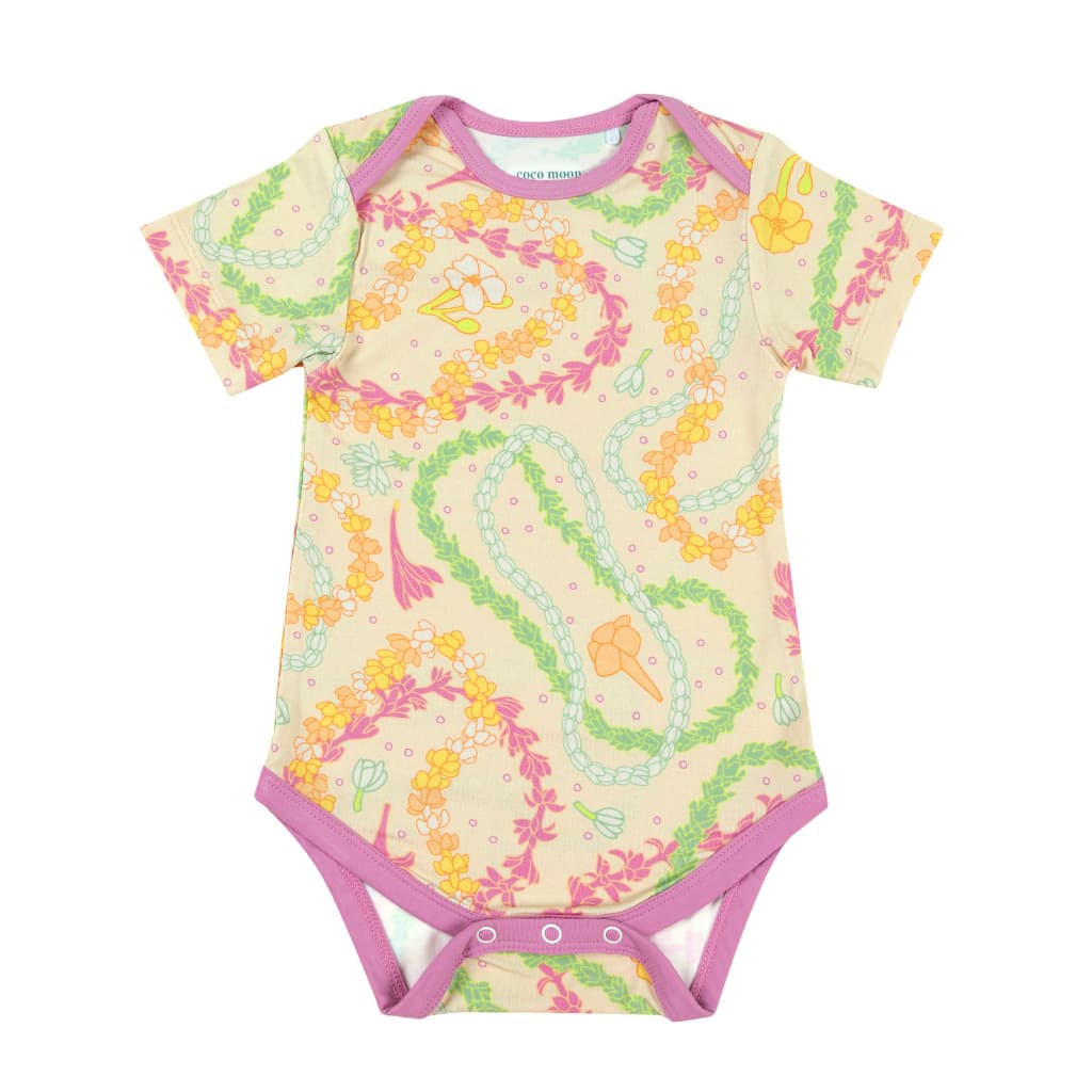 Lei Day in Sand Bamboo Onesie