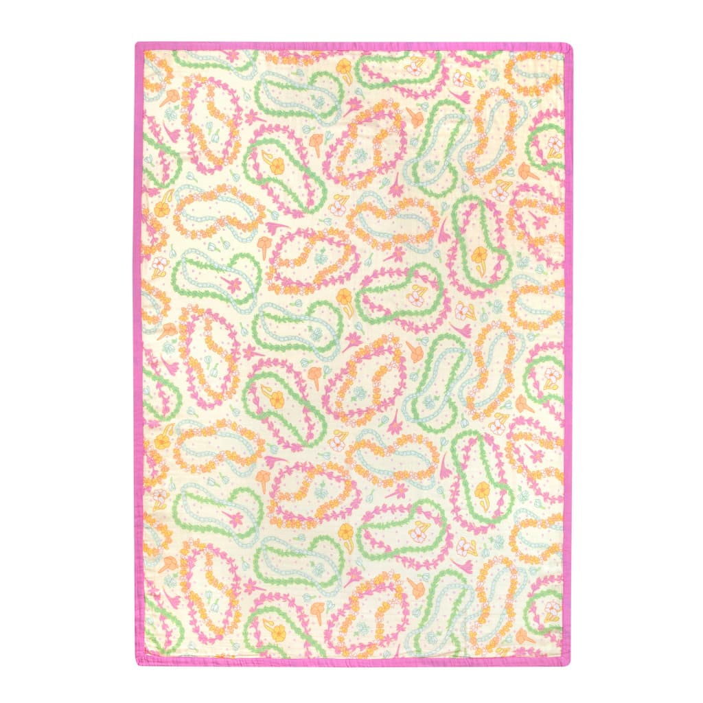 Lei Day in Sand Throw Blanket