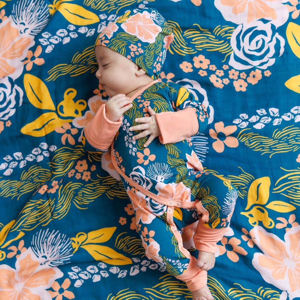 Lā Lei Bamboo Newborn Coverall