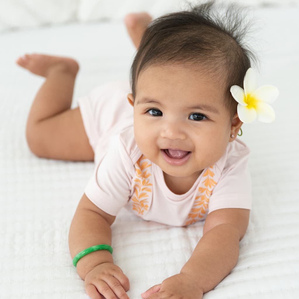 Lei Pua Melia Bamboo Onesie