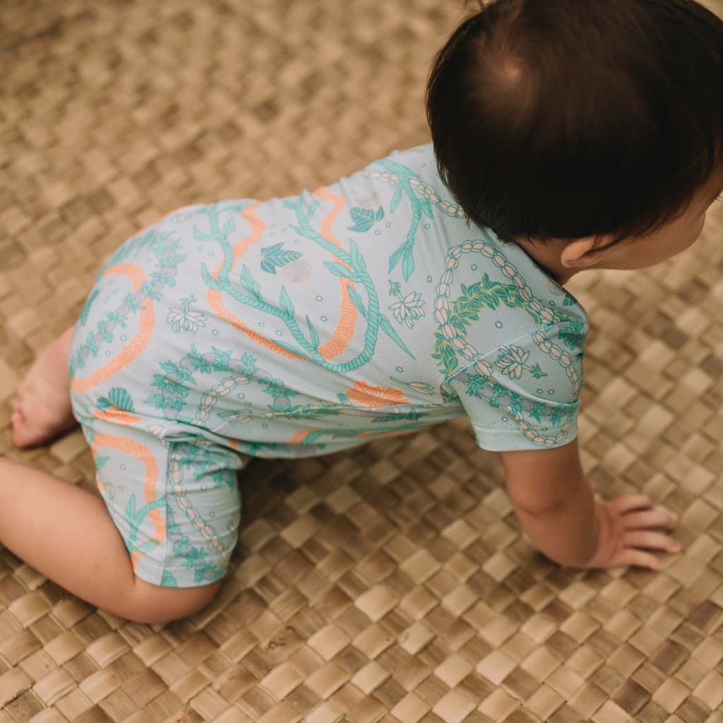 Lei Stand Shortie Bamboo Romper