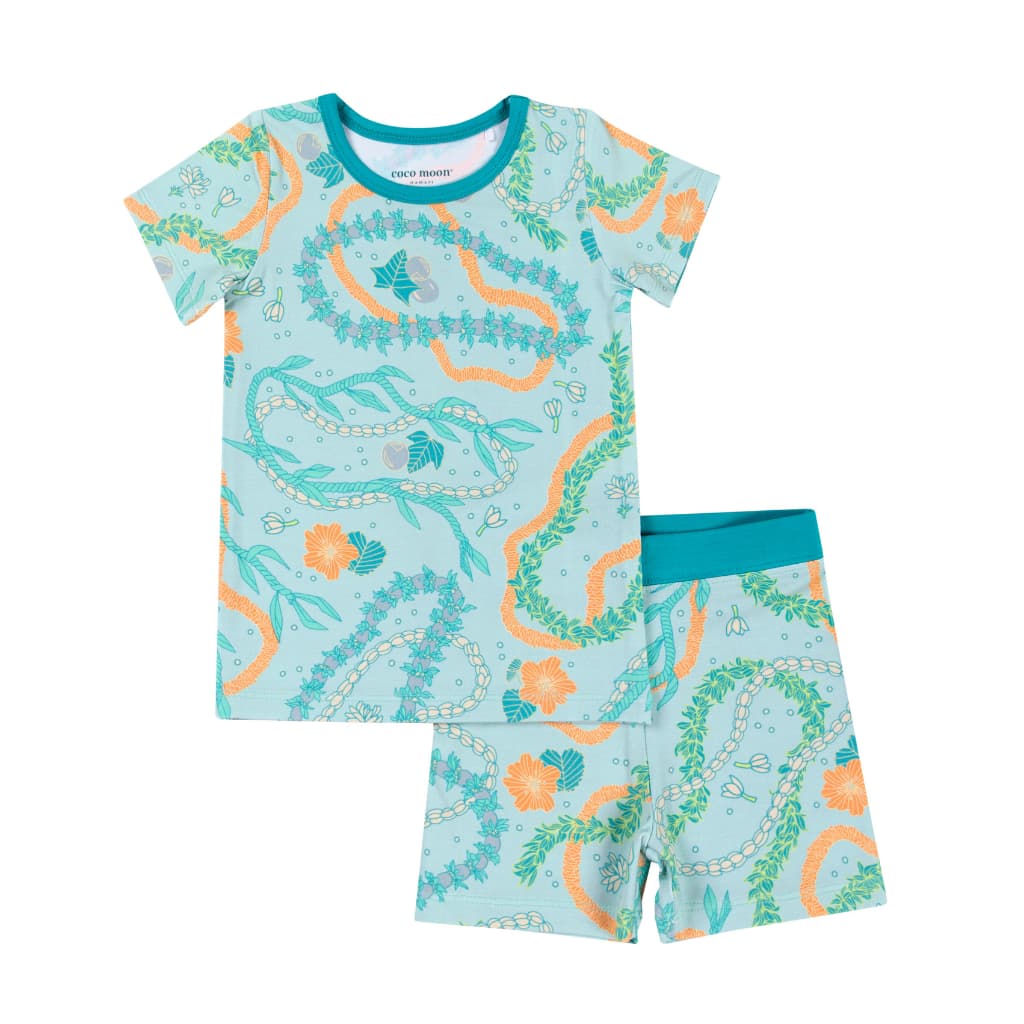 Lei Stand Short Bamboo Pajamas