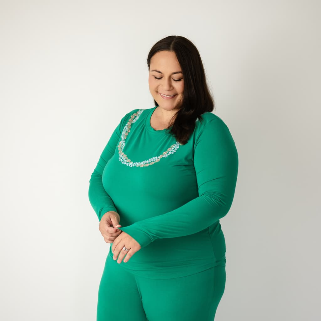 Lei Onaona Women's Long Bamboo Pajamas