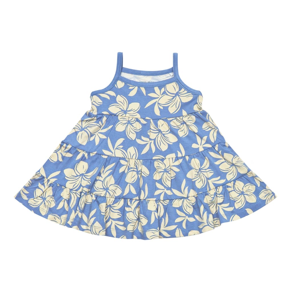 Plumeria Dreams Bamboo Ruffle Tier Dress