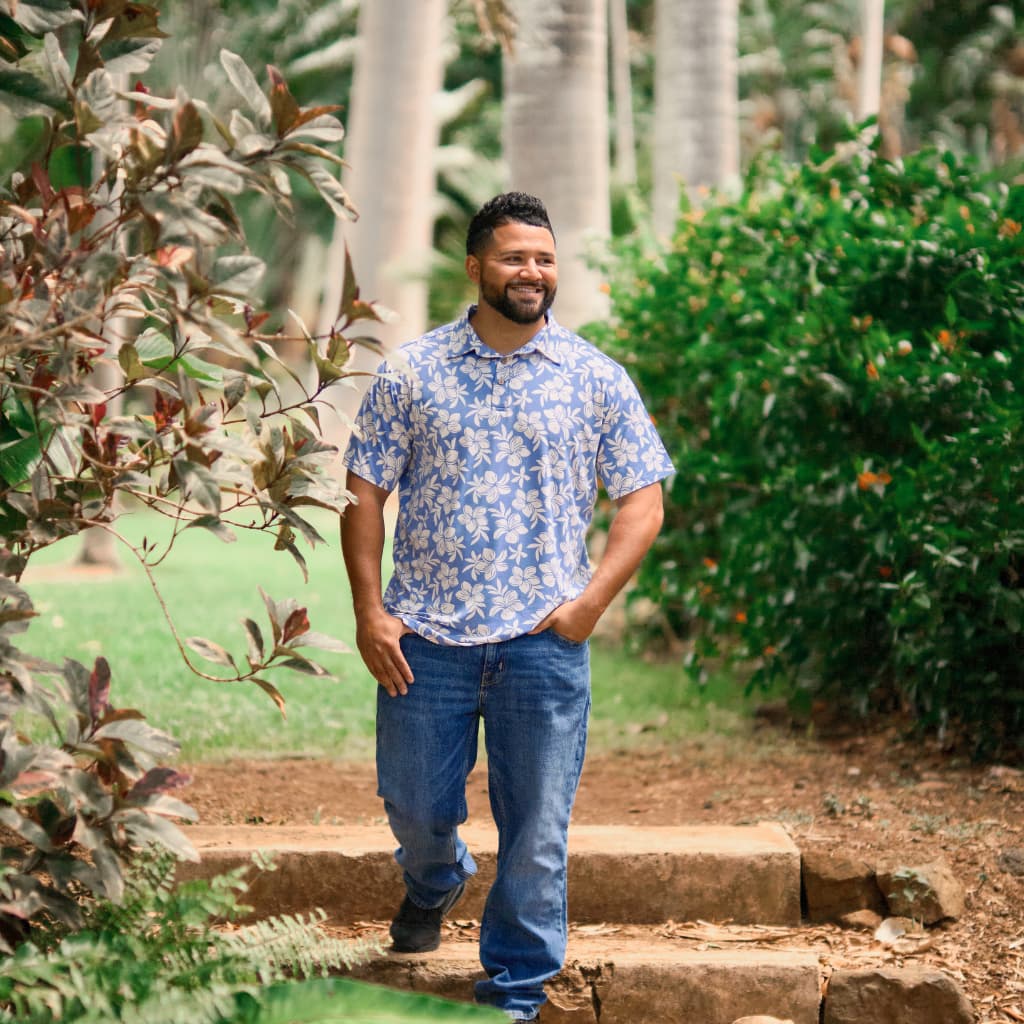 Plumeria Dreams Men's Polo Shirt