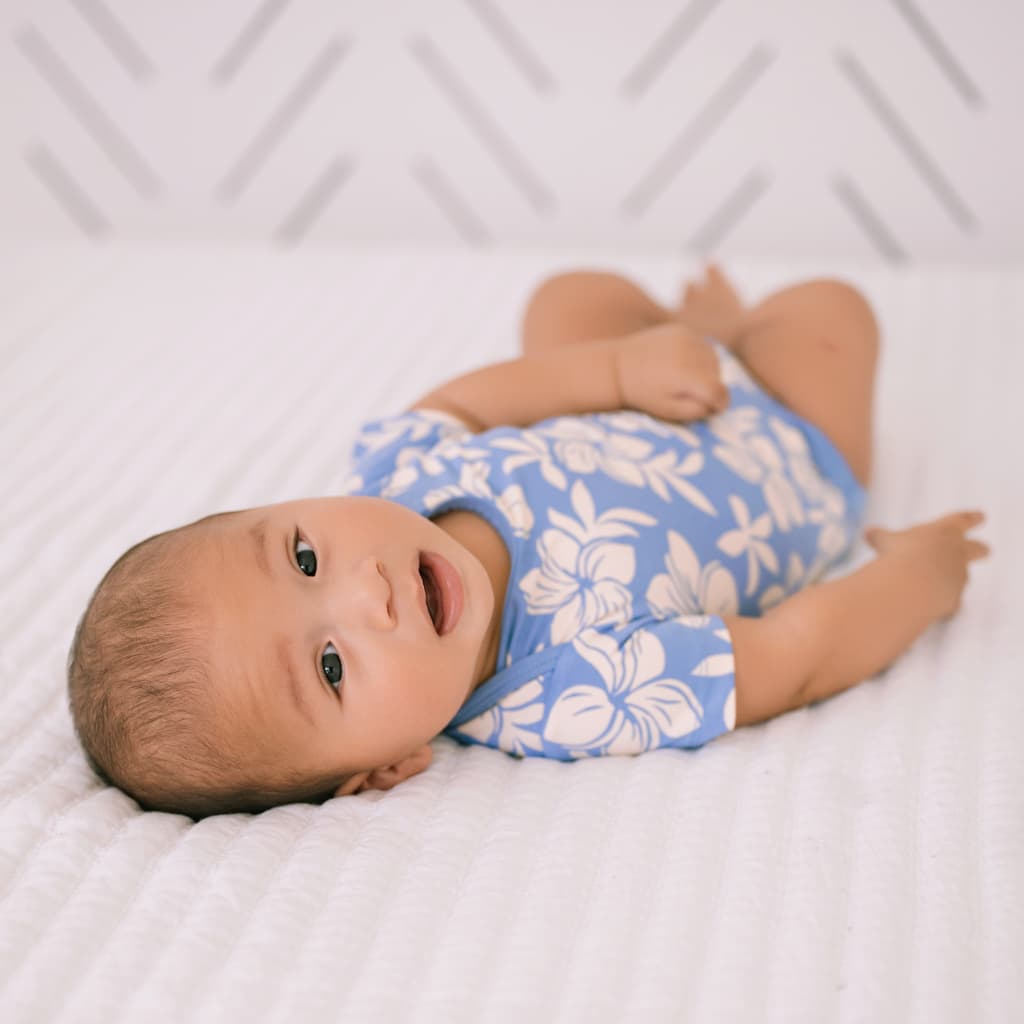 Plumeria Dreams Bamboo Onesie