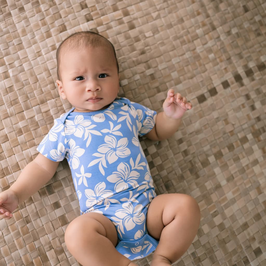 Plumeria Dreams Bamboo Onesie