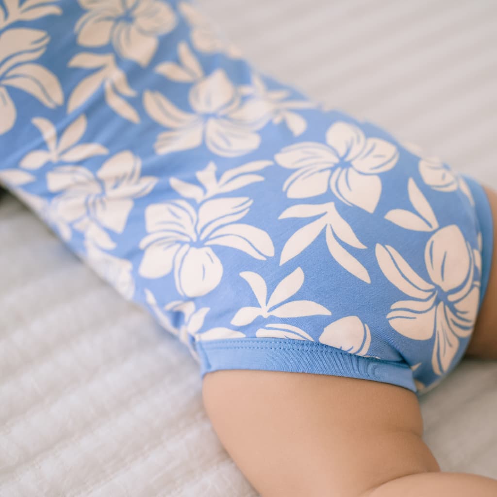 Plumeria Dreams Bamboo Onesie
