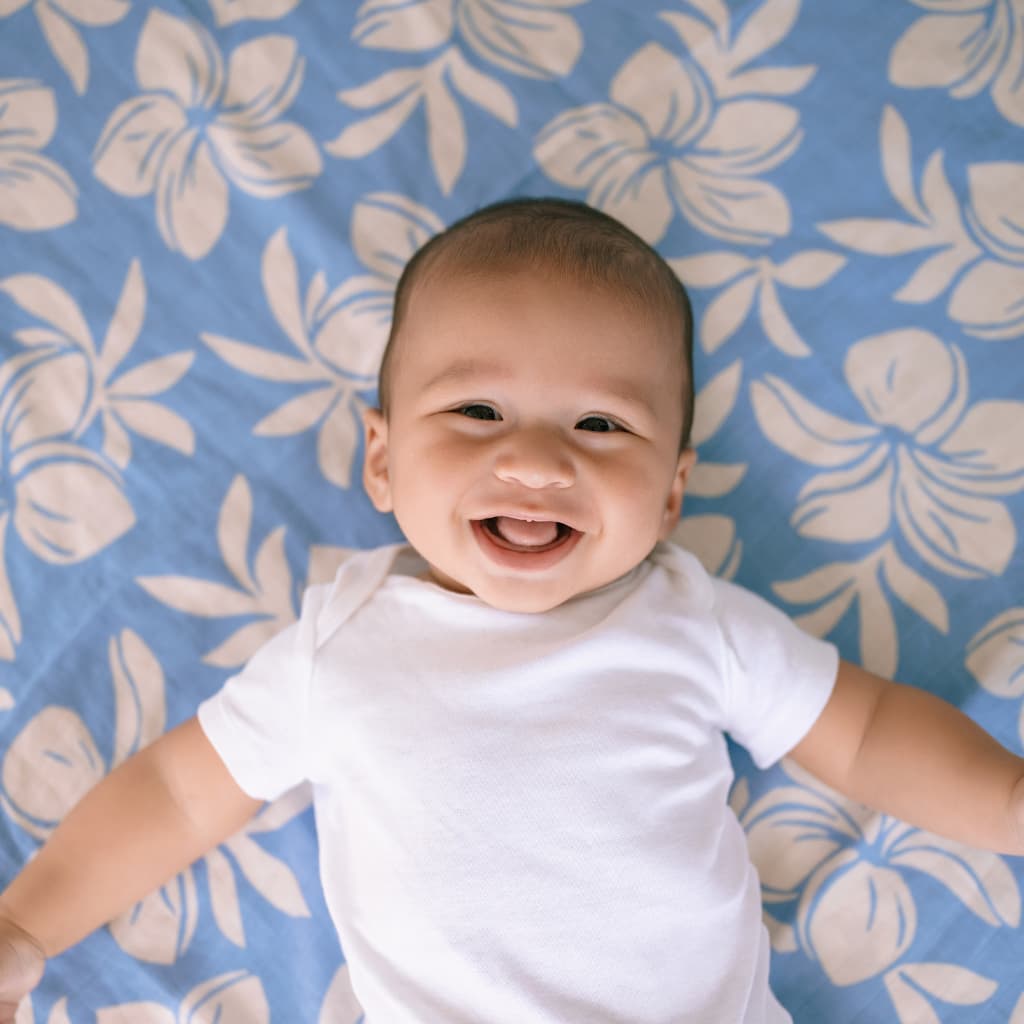 Plumeria Dreams Muslin Swaddle Blanket