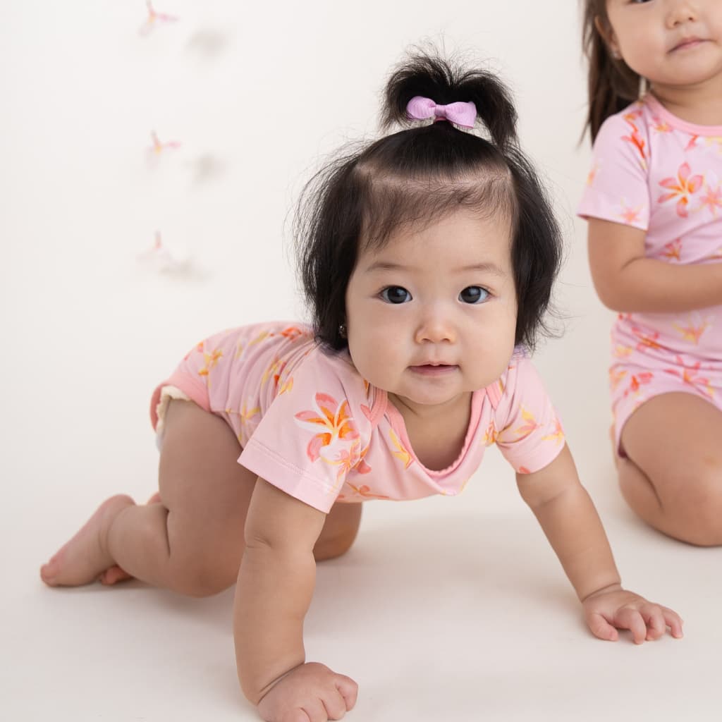 Plumeria Honey Bamboo Onesie