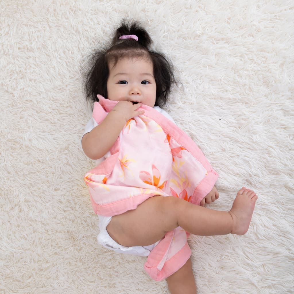 Plumeria Honey Security Blanket