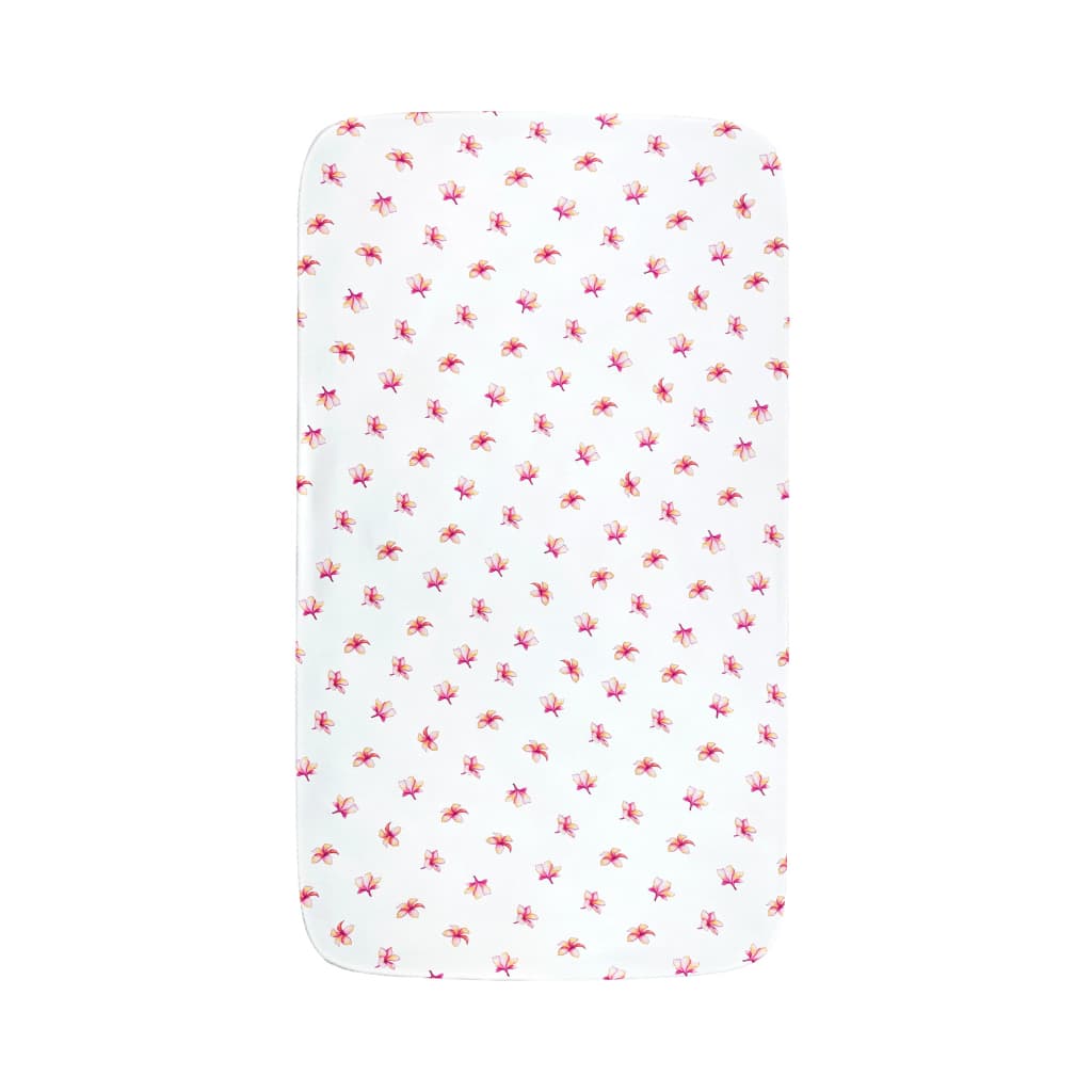 Plumeria Crib Sheet