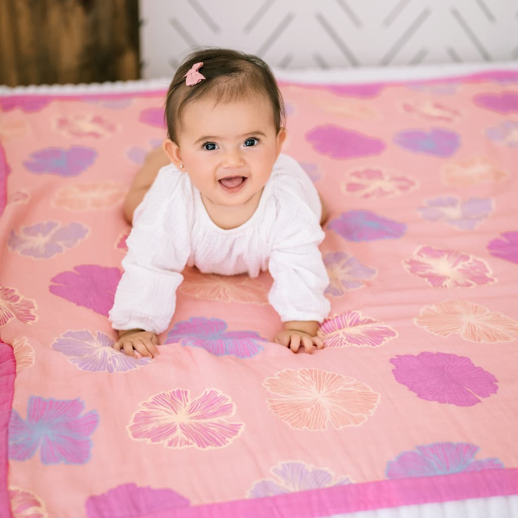 Seaflower Baby Quilt