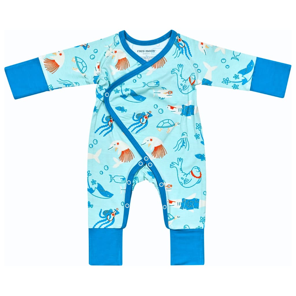 Reef Rascals Bamboo Newborn Coverall