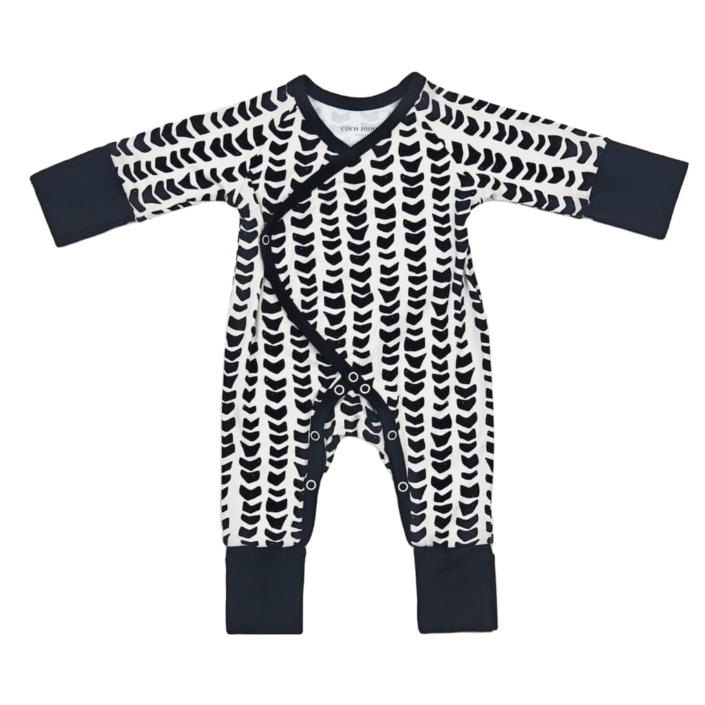 Shell-ish Bamboo Newborn Coverall