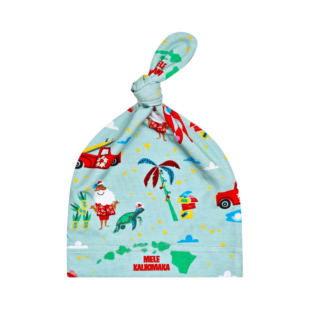 Surfing In An Island Wonderland Bamboo Knotted Hat