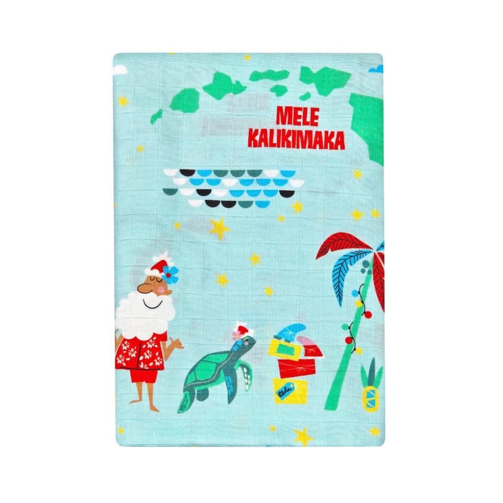 Surfing In An Island Wonderland Swaddle