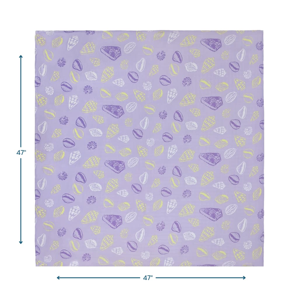 Shell Pop Muslin Swaddle Blanket