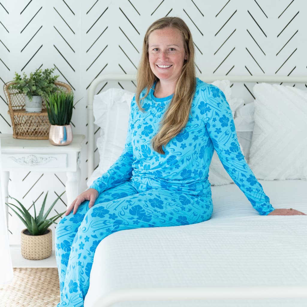 Summertime Swell Women's Long Bamboo Pajamas