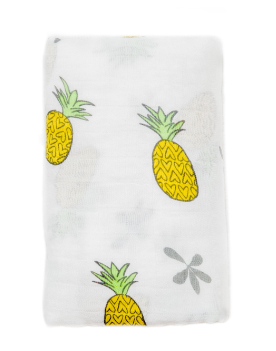 Pineapple of My Eye Muslin Swaddle Blanket